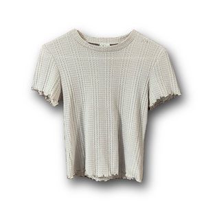 Women’s Short Sleeve Textured Shirt